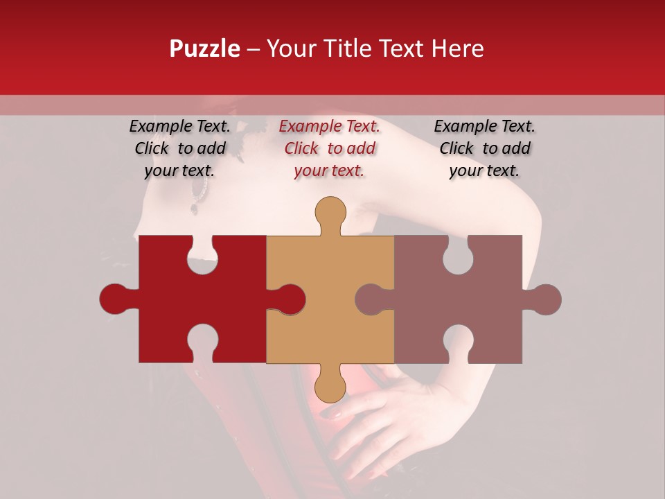 Female Moulin Rogue Stays PowerPoint Template