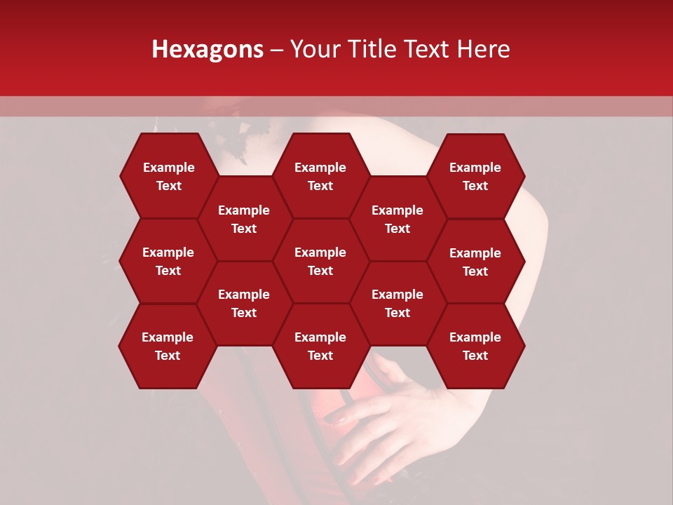 Female Moulin Rogue Stays PowerPoint Template