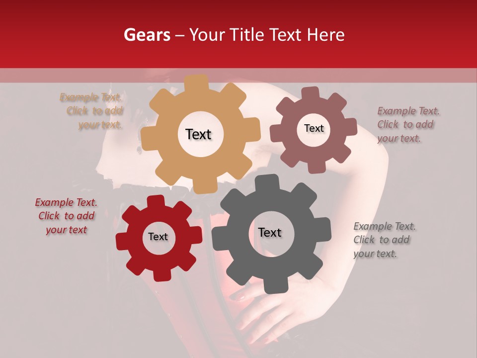 Female Moulin Rogue Stays PowerPoint Template