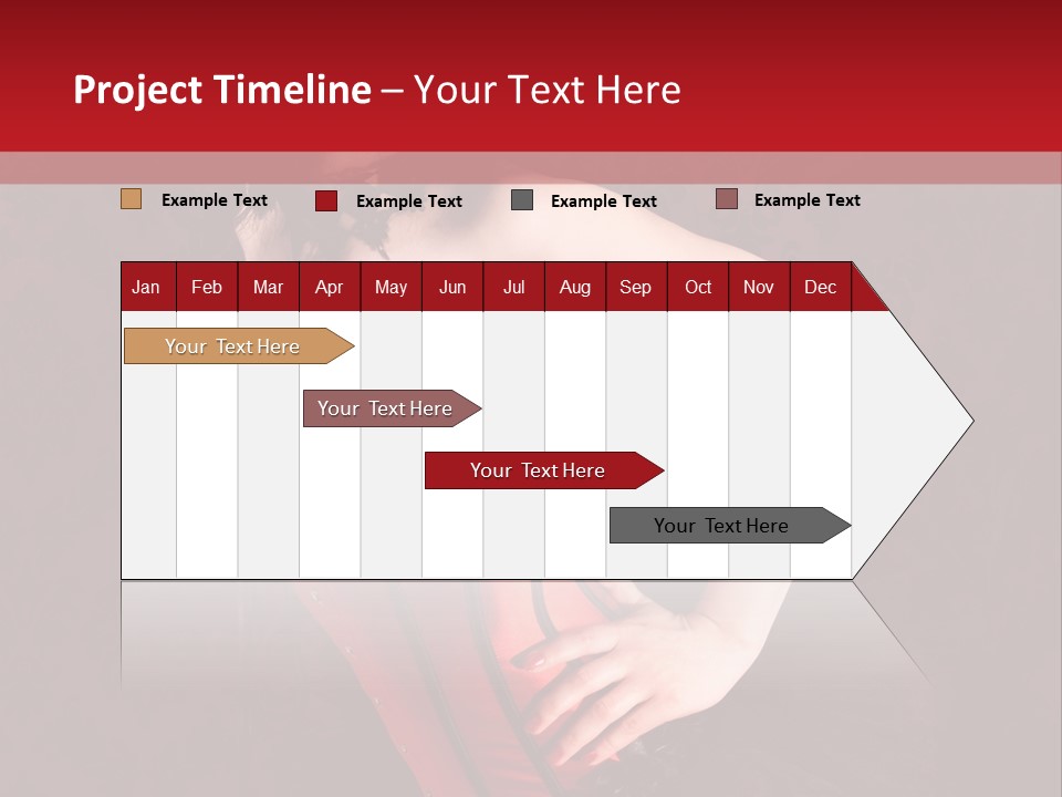 Female Moulin Rogue Stays PowerPoint Template