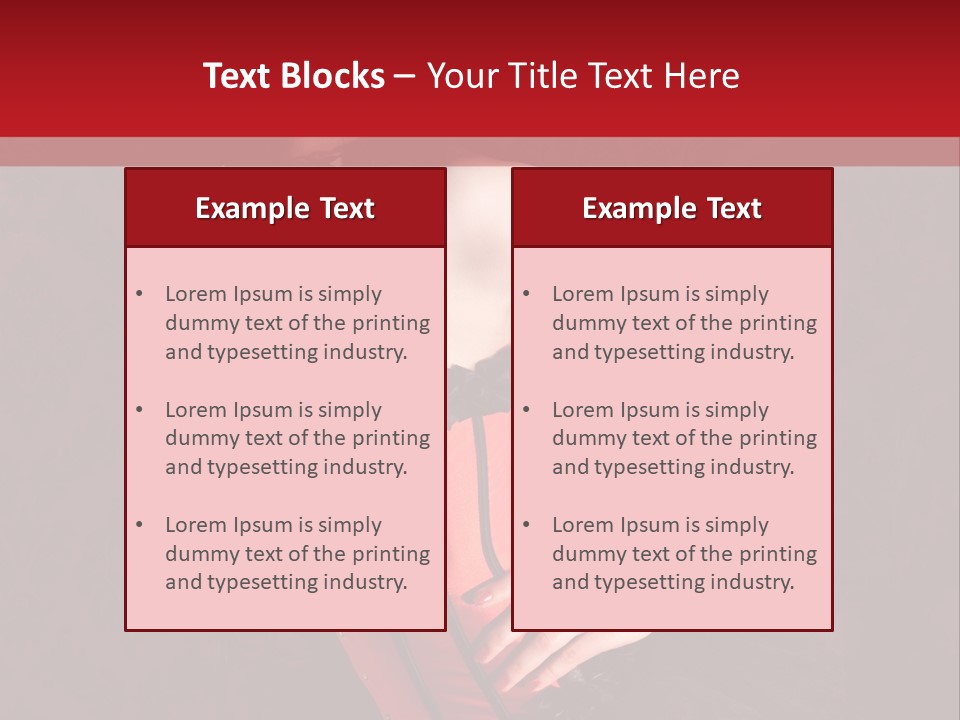 Female Moulin Rogue Stays PowerPoint Template