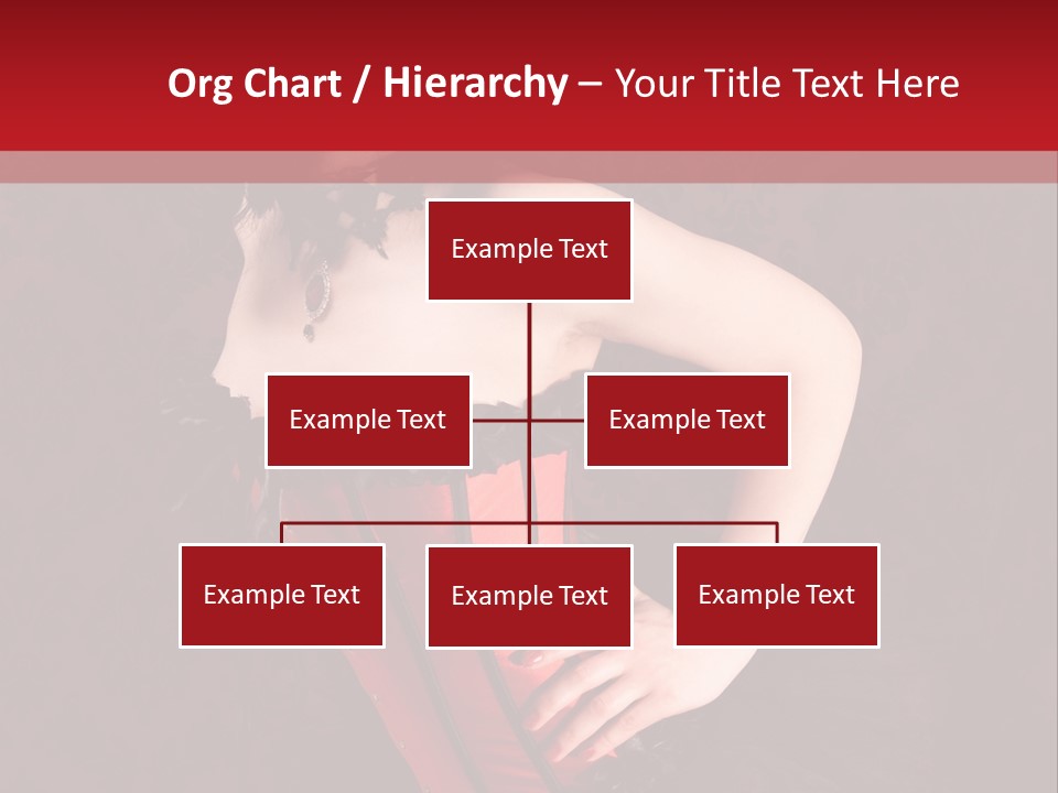 Female Moulin Rogue Stays PowerPoint Template