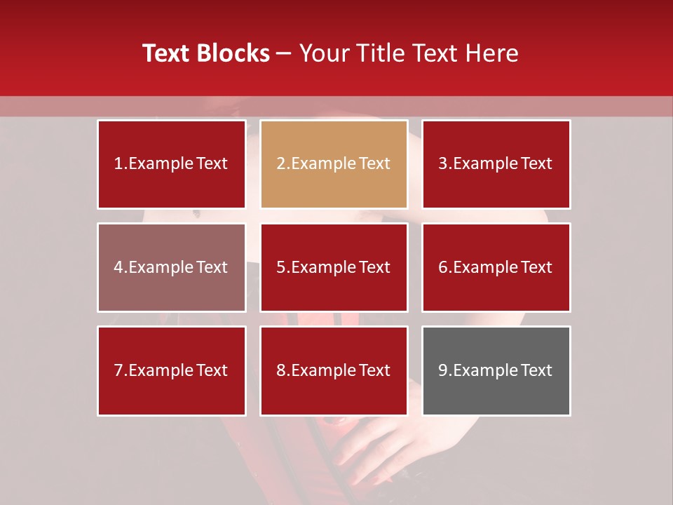 Female Moulin Rogue Stays PowerPoint Template