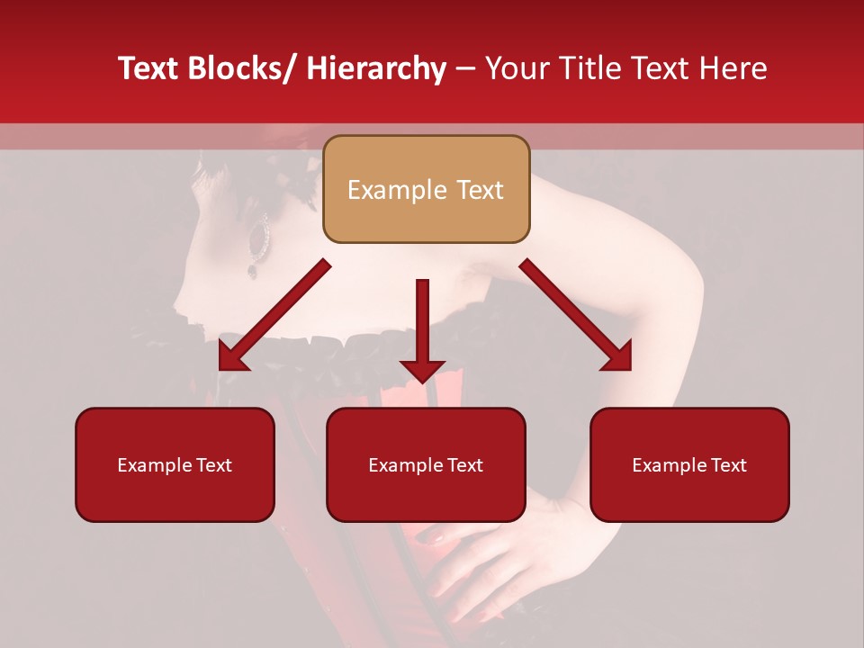 Female Moulin Rogue Stays PowerPoint Template