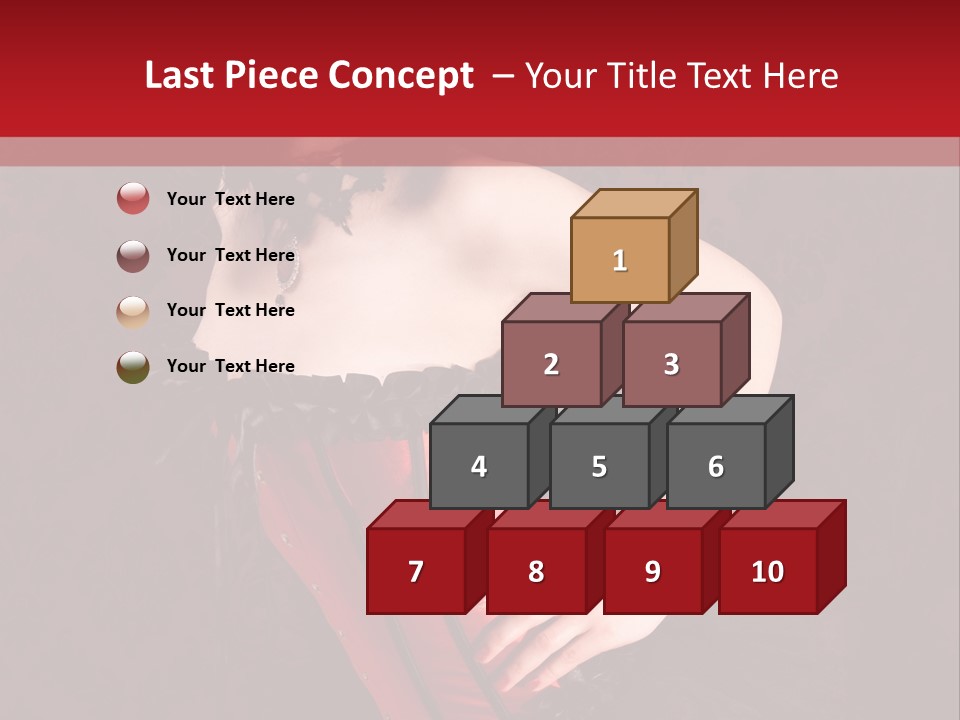 Female Moulin Rogue Stays PowerPoint Template