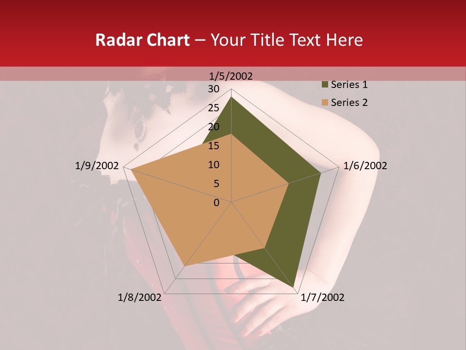 Female Moulin Rogue Stays PowerPoint Template