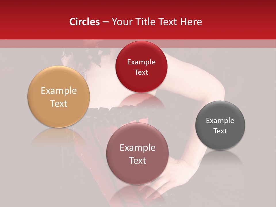 Female Moulin Rogue Stays PowerPoint Template