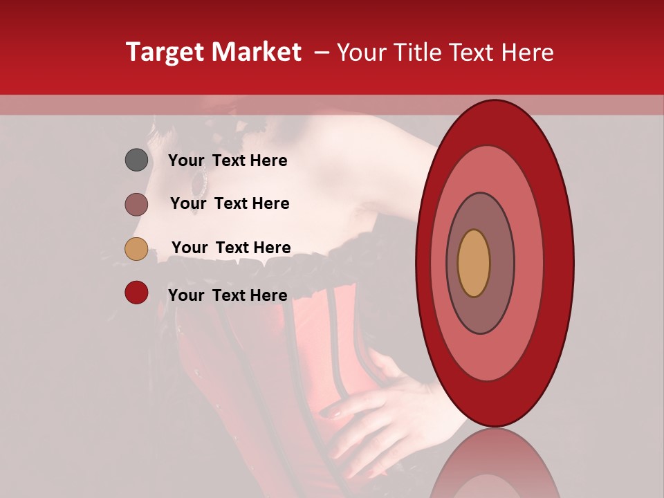 Female Moulin Rogue Stays PowerPoint Template