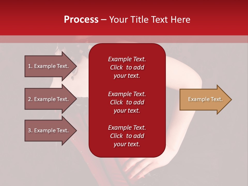 Female Moulin Rogue Stays PowerPoint Template