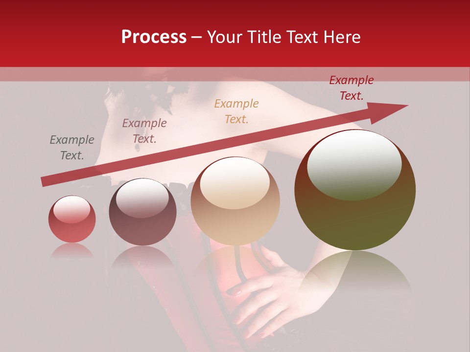 Female Moulin Rogue Stays PowerPoint Template