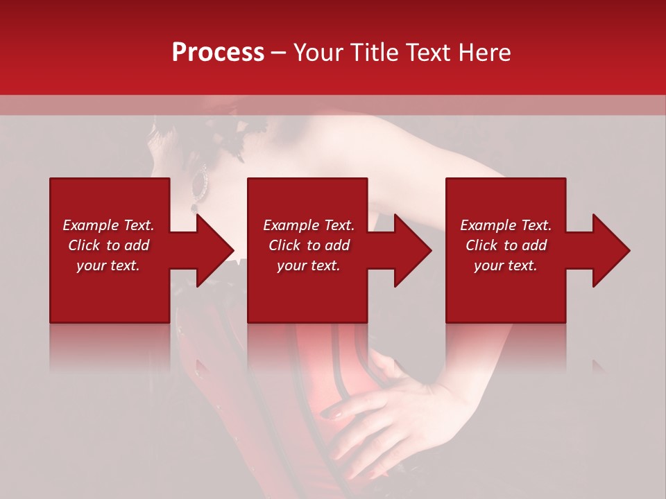 Female Moulin Rogue Stays PowerPoint Template