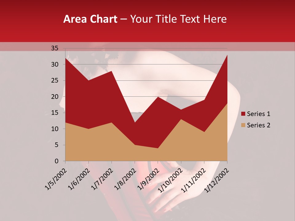 Female Moulin Rogue Stays PowerPoint Template