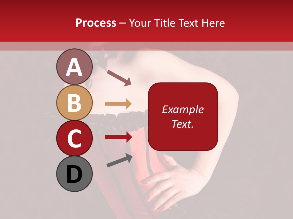 Female Moulin Rogue Stays PowerPoint Template