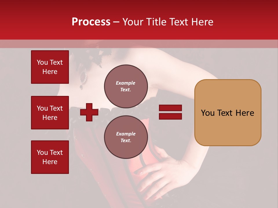 Female Moulin Rogue Stays PowerPoint Template