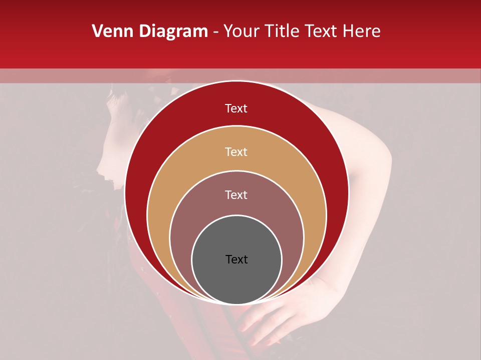 Female Moulin Rogue Stays PowerPoint Template