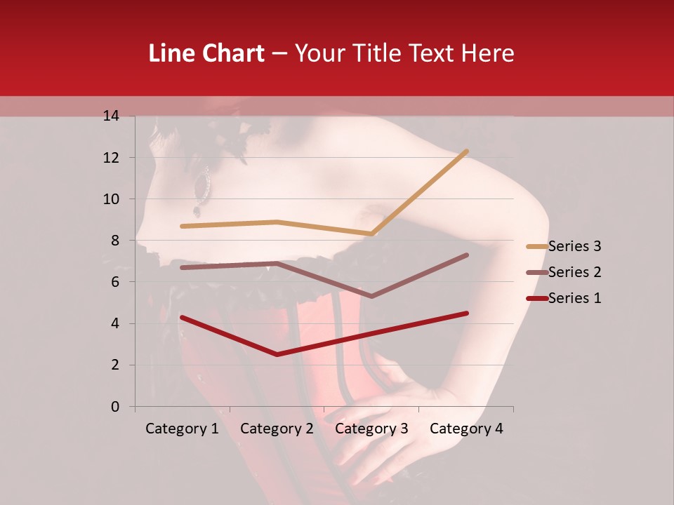 Female Moulin Rogue Stays PowerPoint Template