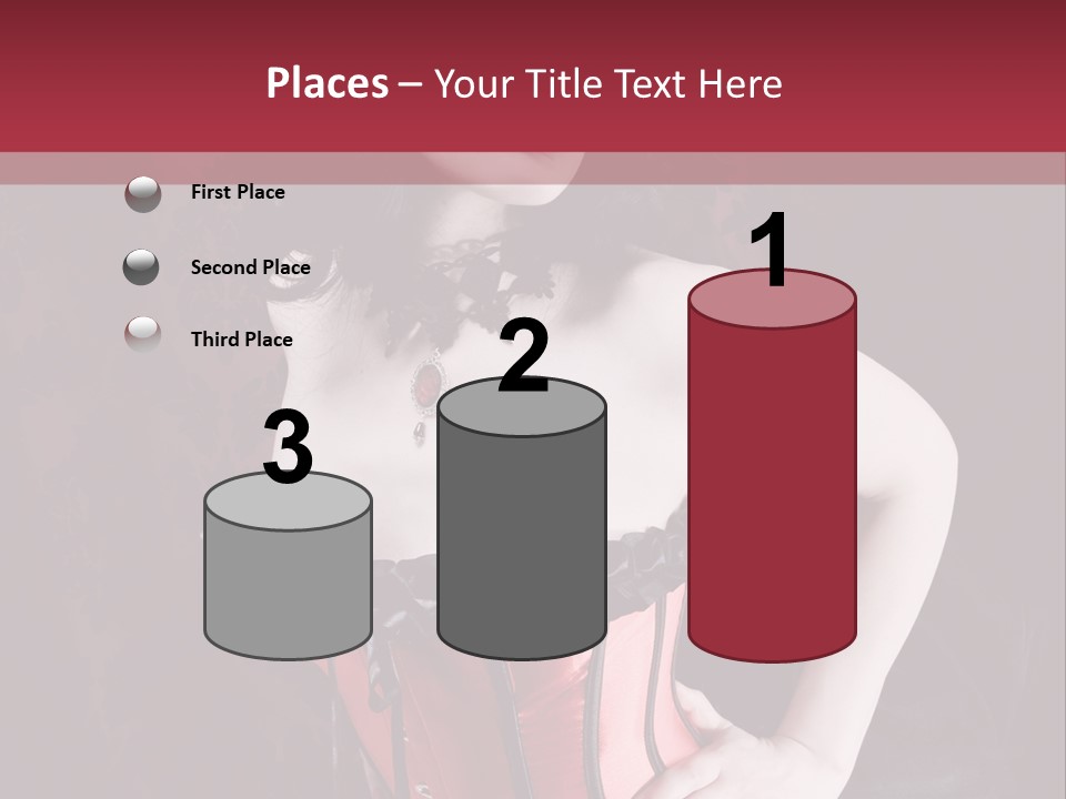 Glamour Lingerie Fetish Wear PowerPoint Template