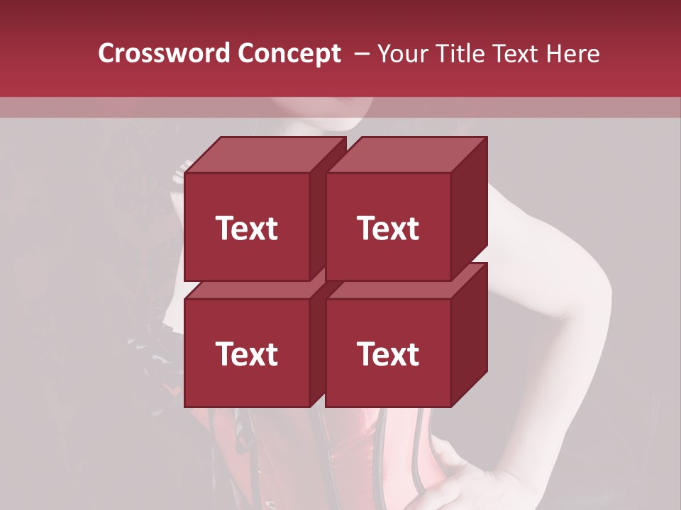 Glamour Lingerie Fetish Wear PowerPoint Template