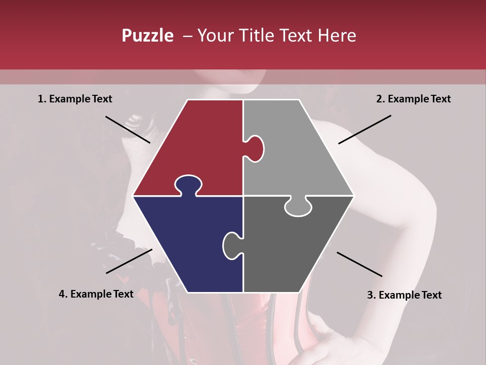 Glamour Lingerie Fetish Wear PowerPoint Template