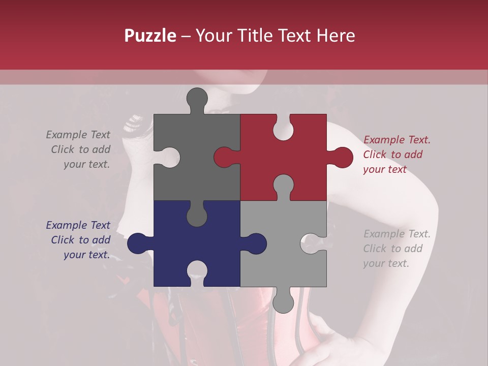 Glamour Lingerie Fetish Wear PowerPoint Template