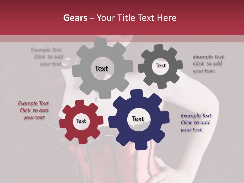 Glamour Lingerie Fetish Wear PowerPoint Template