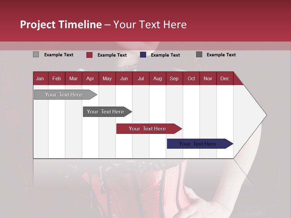 Glamour Lingerie Fetish Wear PowerPoint Template
