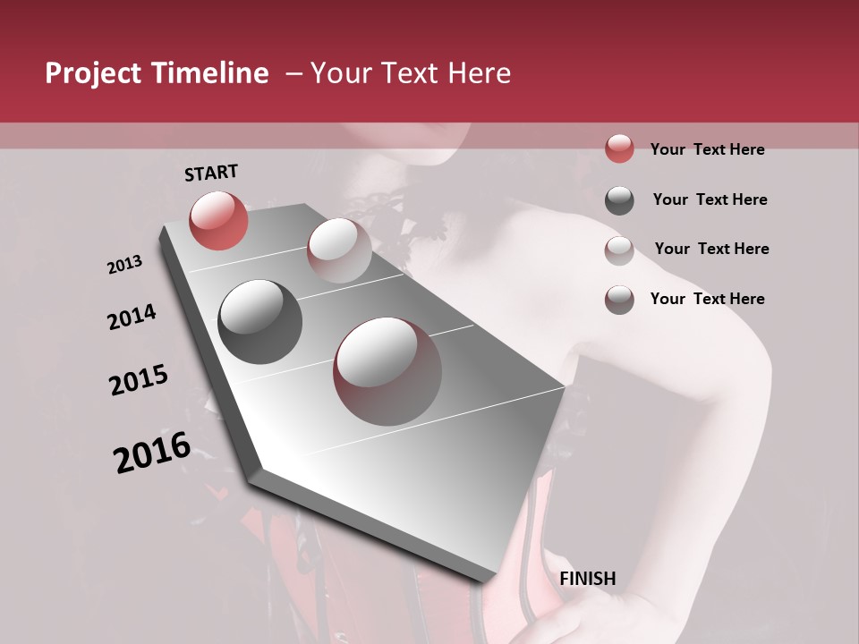 Glamour Lingerie Fetish Wear PowerPoint Template