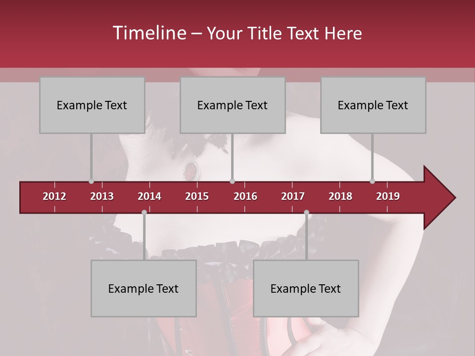 Glamour Lingerie Fetish Wear PowerPoint Template