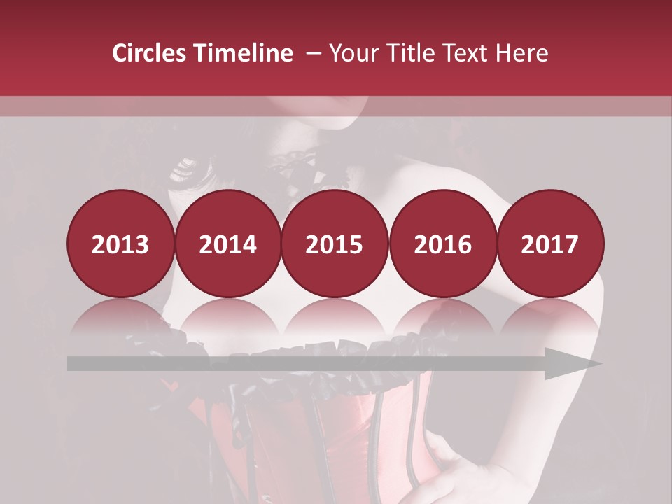 Glamour Lingerie Fetish Wear PowerPoint Template