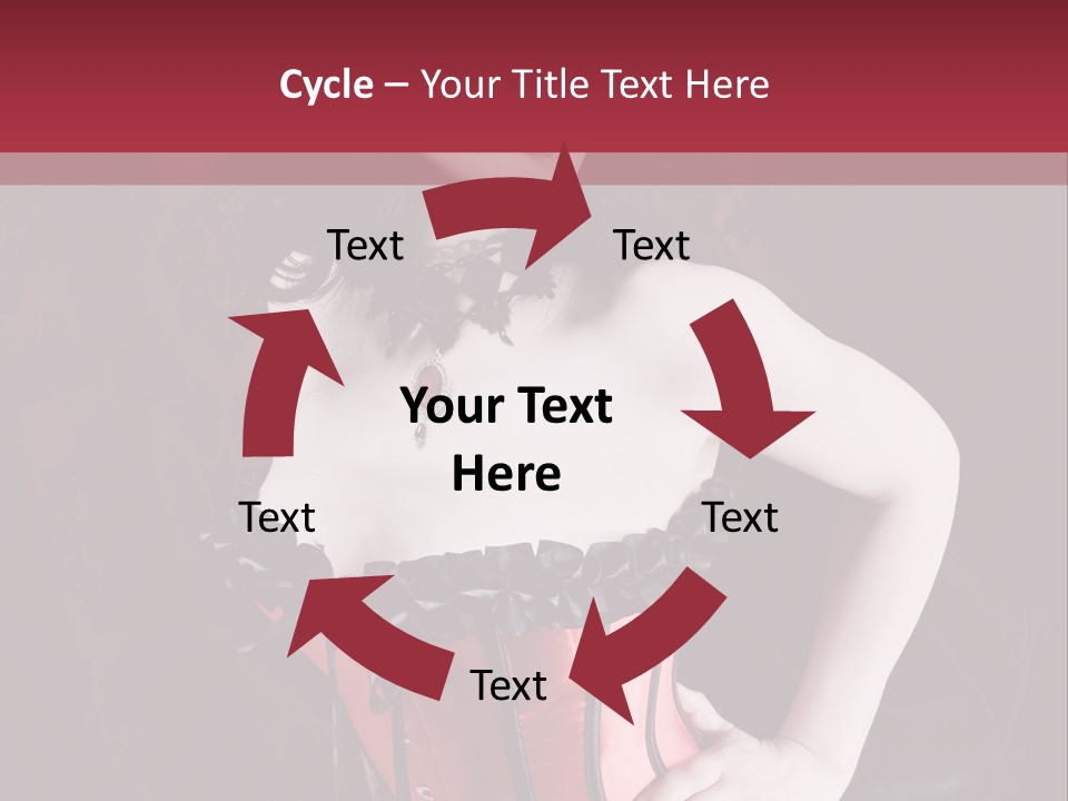 Glamour Lingerie Fetish Wear PowerPoint Template