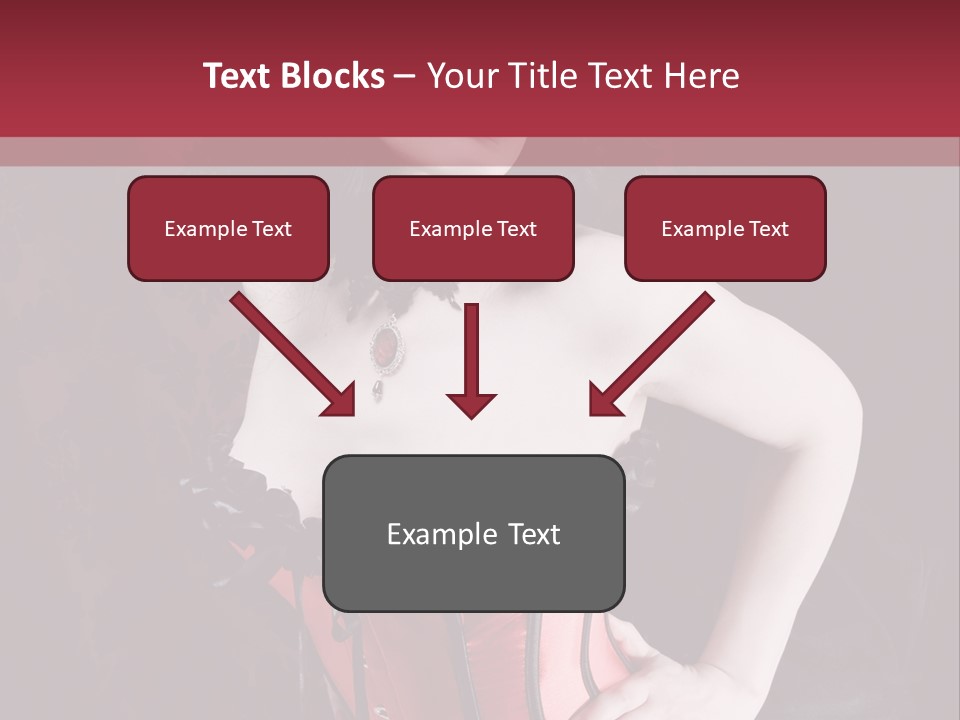 Glamour Lingerie Fetish Wear PowerPoint Template