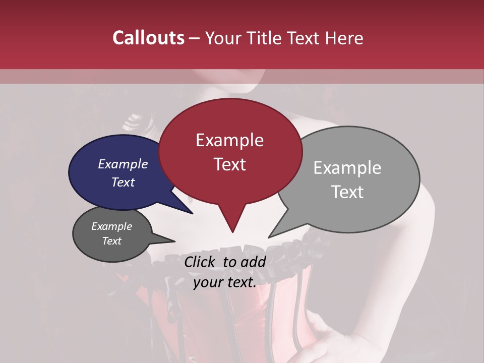 Glamour Lingerie Fetish Wear PowerPoint Template
