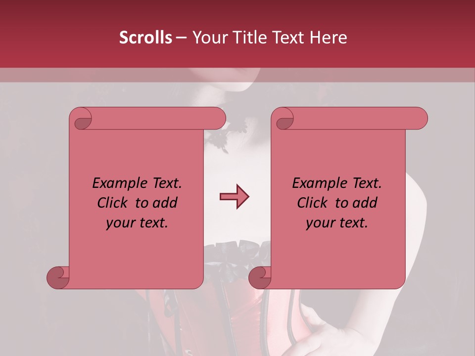 Glamour Lingerie Fetish Wear PowerPoint Template