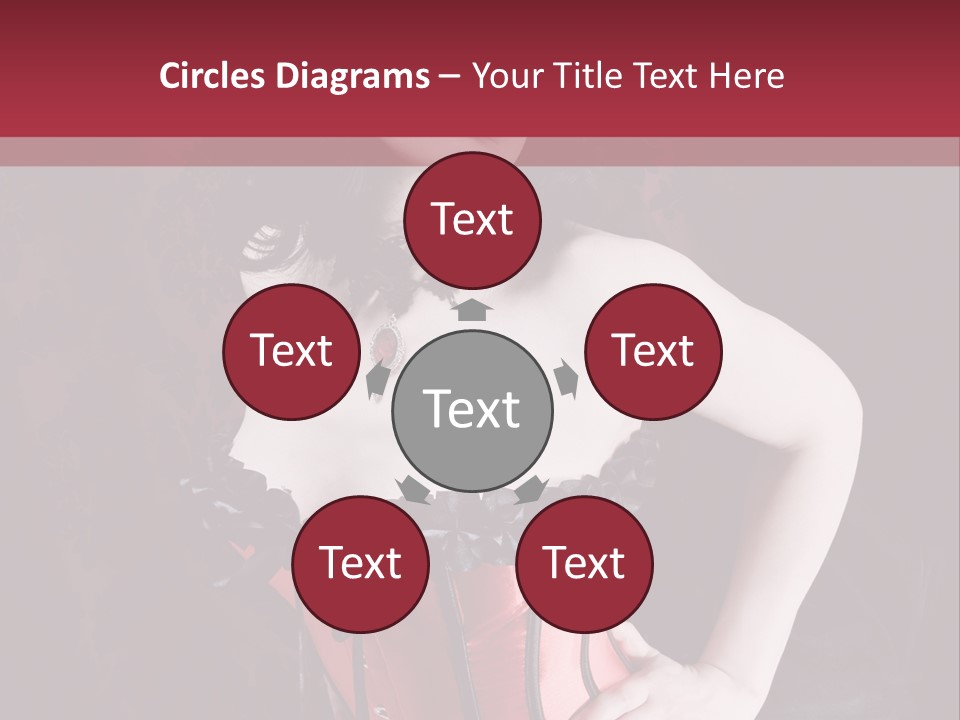 Glamour Lingerie Fetish Wear PowerPoint Template