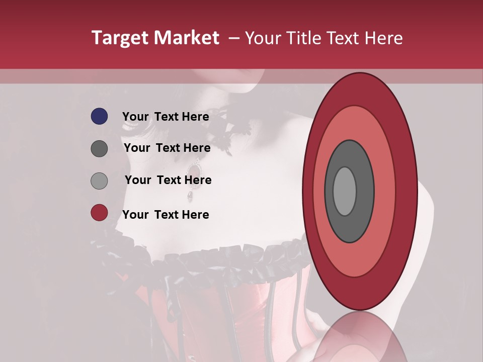 Glamour Lingerie Fetish Wear PowerPoint Template