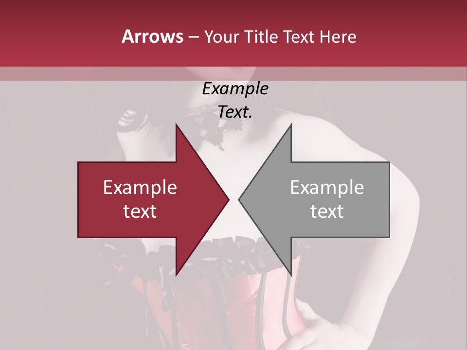 Glamour Lingerie Fetish Wear PowerPoint Template