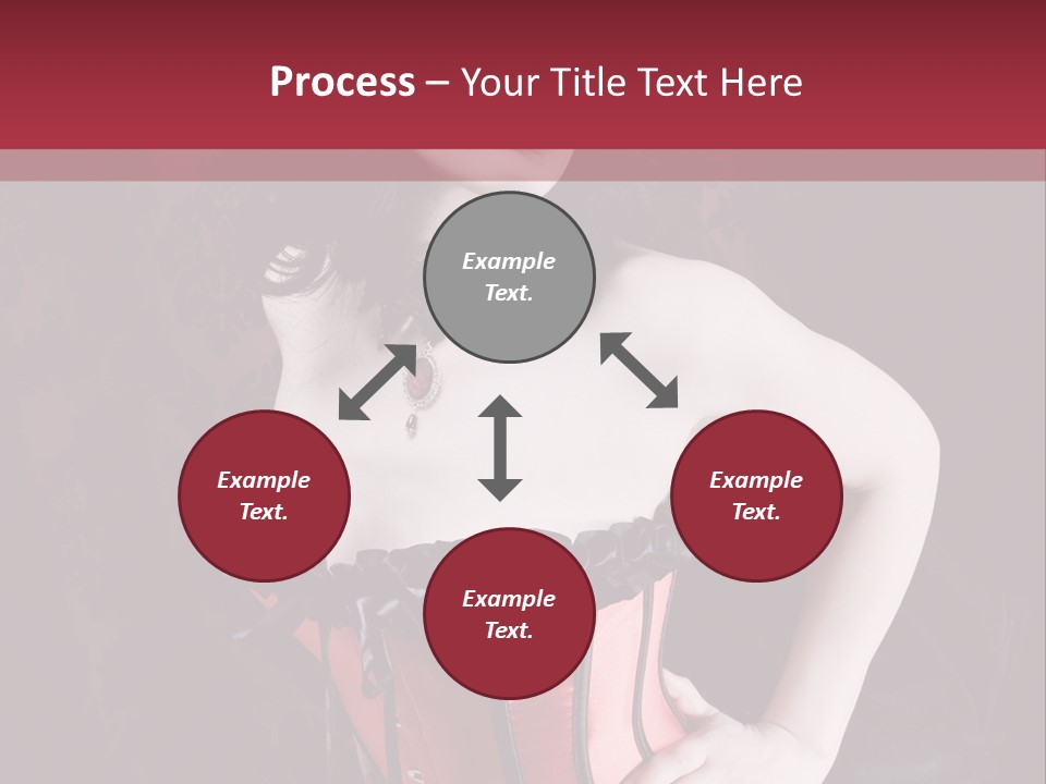 Glamour Lingerie Fetish Wear PowerPoint Template