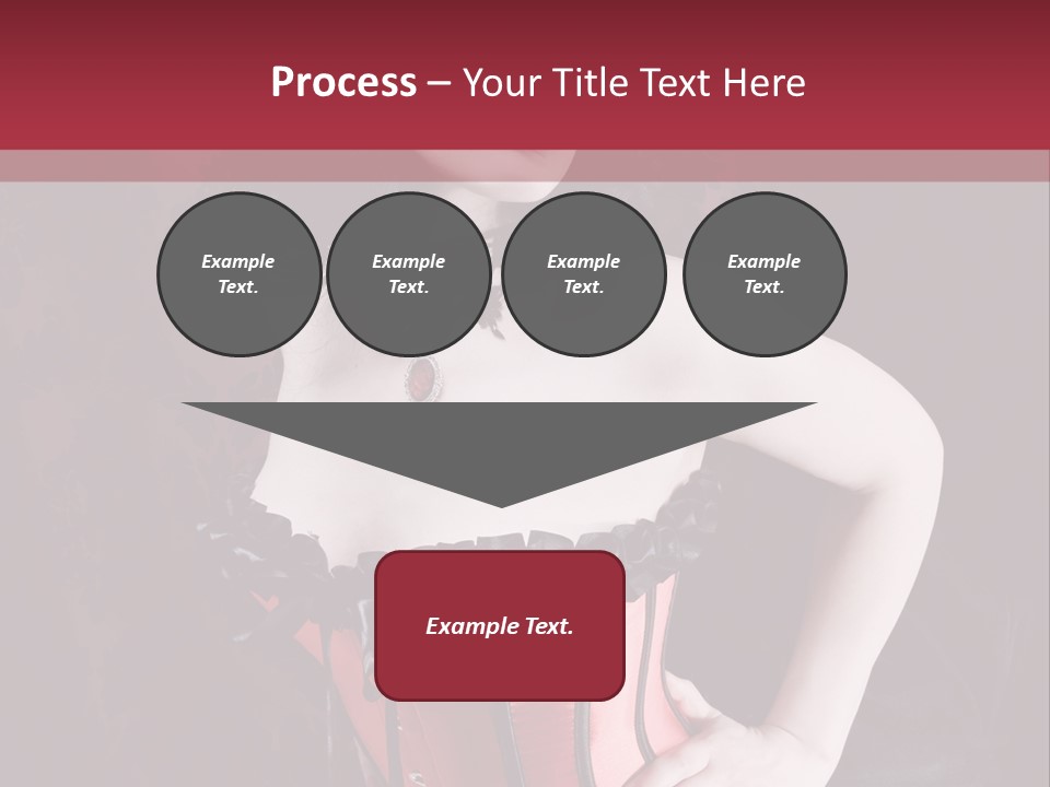 Glamour Lingerie Fetish Wear PowerPoint Template