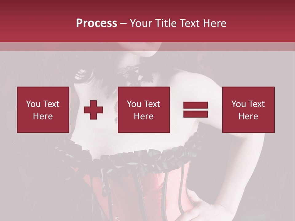 Glamour Lingerie Fetish Wear PowerPoint Template