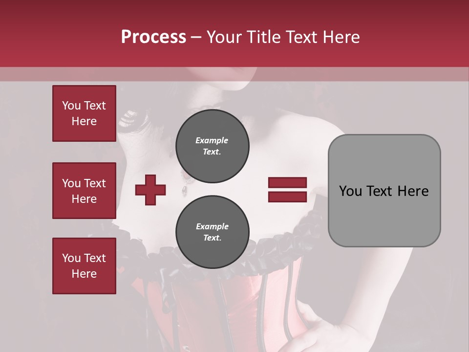 Glamour Lingerie Fetish Wear PowerPoint Template