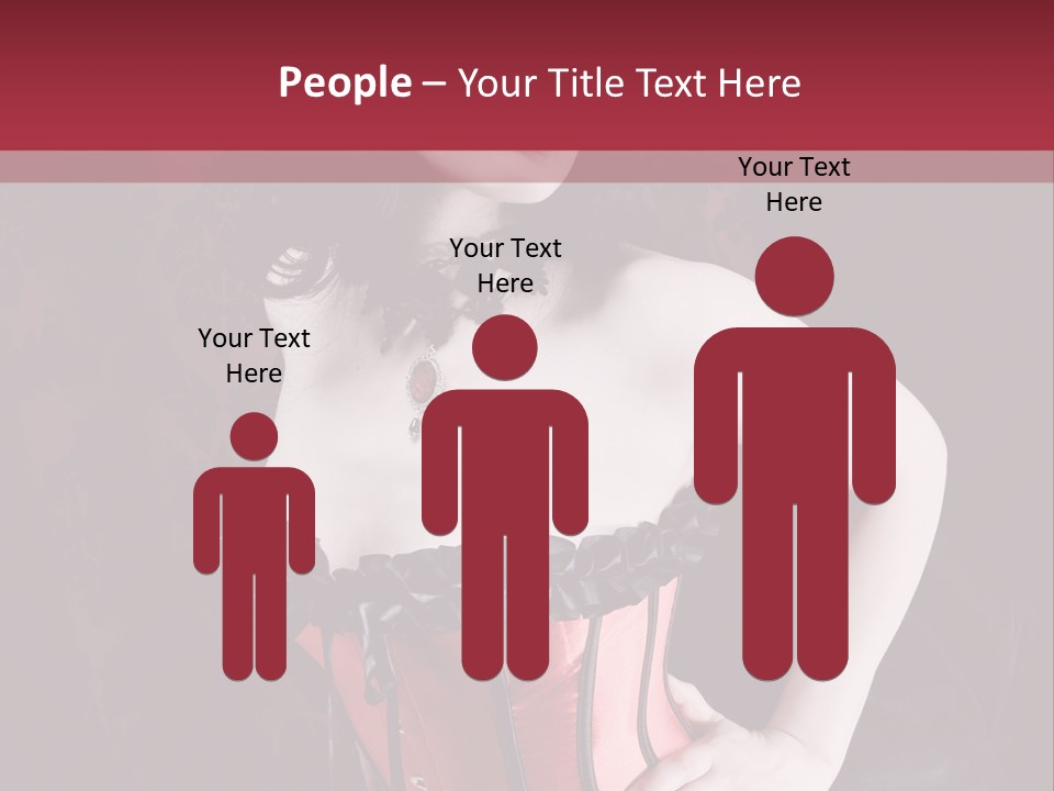 Glamour Lingerie Fetish Wear PowerPoint Template