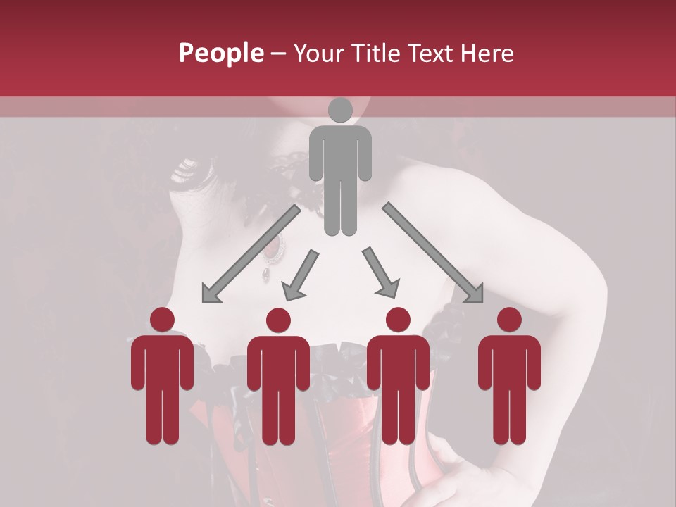 Glamour Lingerie Fetish Wear PowerPoint Template