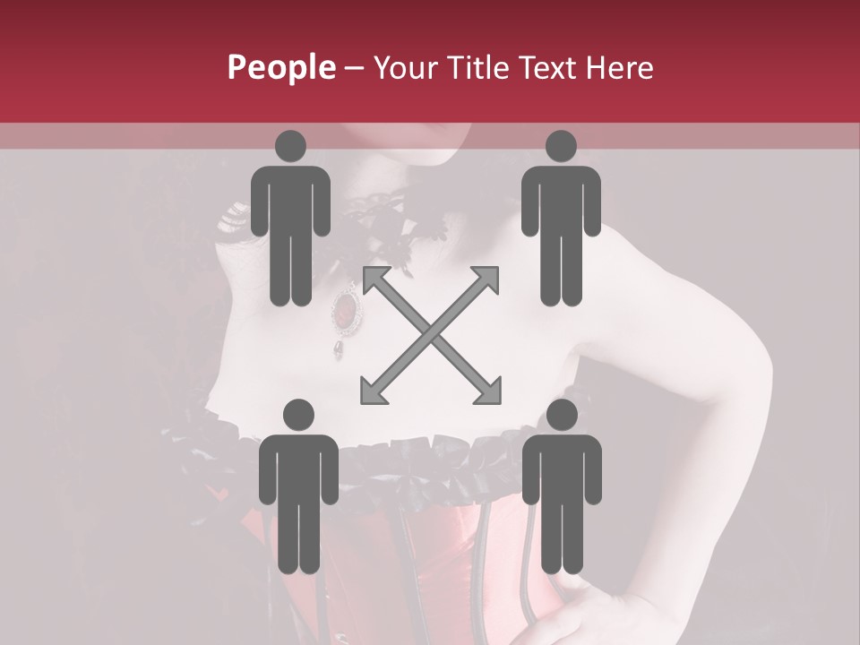 Glamour Lingerie Fetish Wear PowerPoint Template