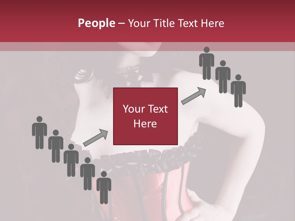 Glamour Lingerie Fetish Wear PowerPoint Template