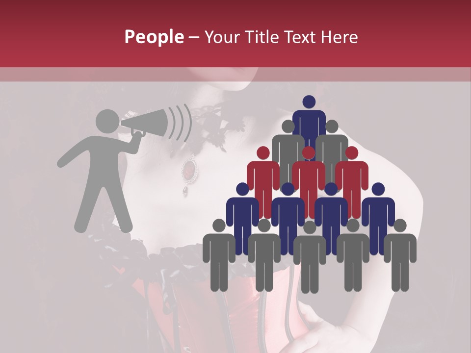 Glamour Lingerie Fetish Wear PowerPoint Template