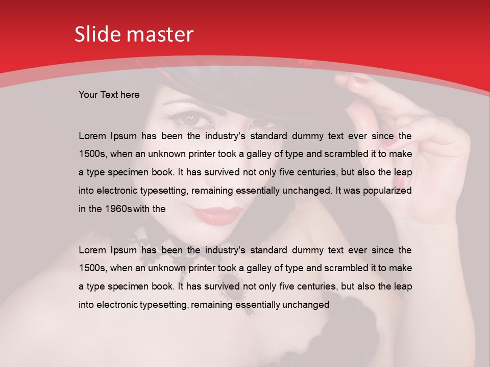 One Person Gothic Fun PowerPoint Template