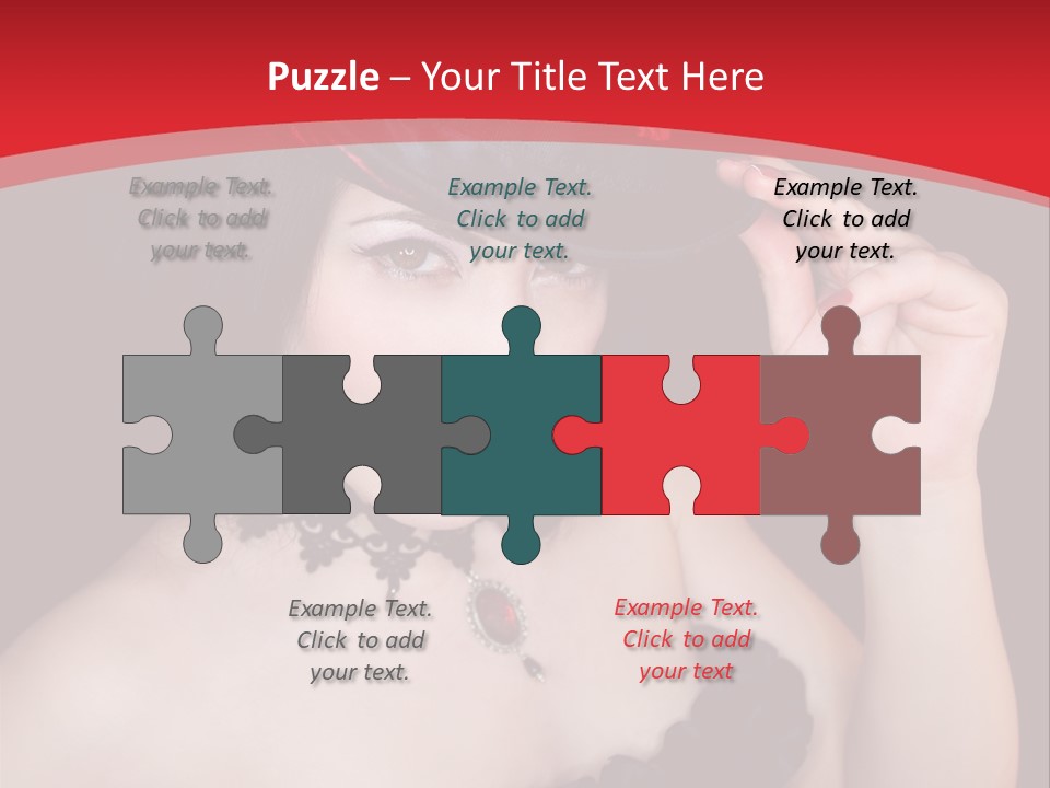One Person Gothic Fun PowerPoint Template