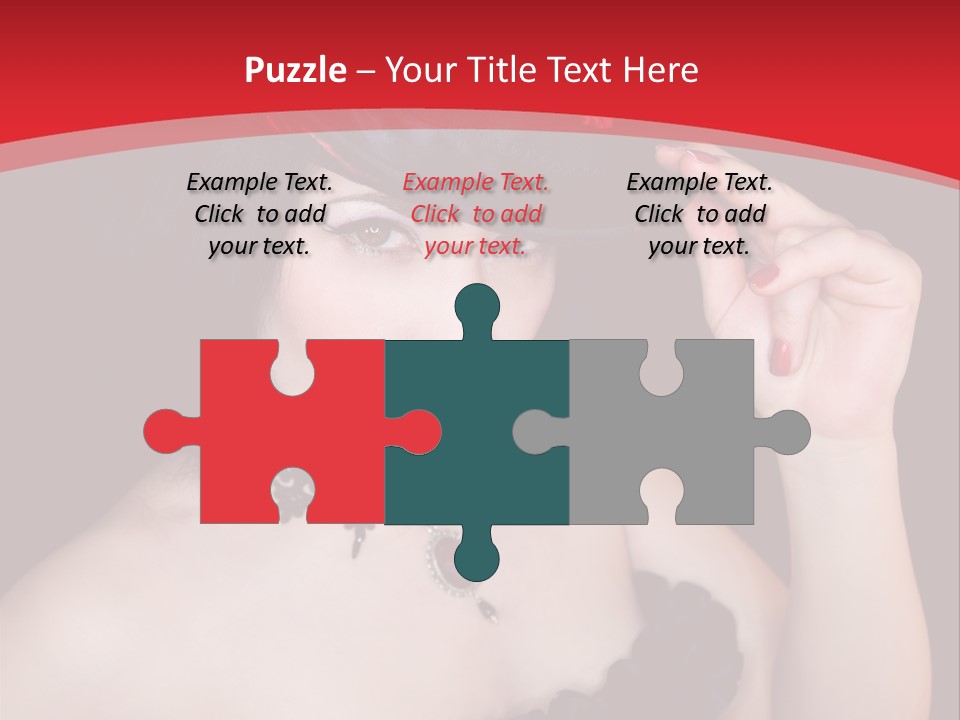 One Person Gothic Fun PowerPoint Template