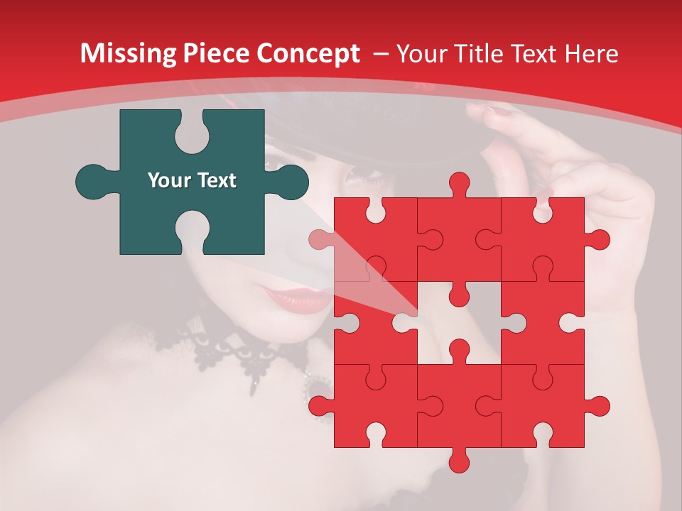 One Person Gothic Fun PowerPoint Template