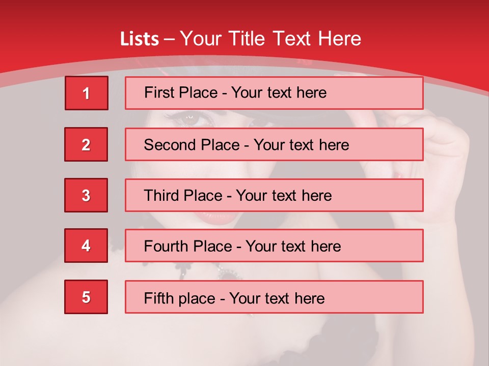 One Person Gothic Fun PowerPoint Template